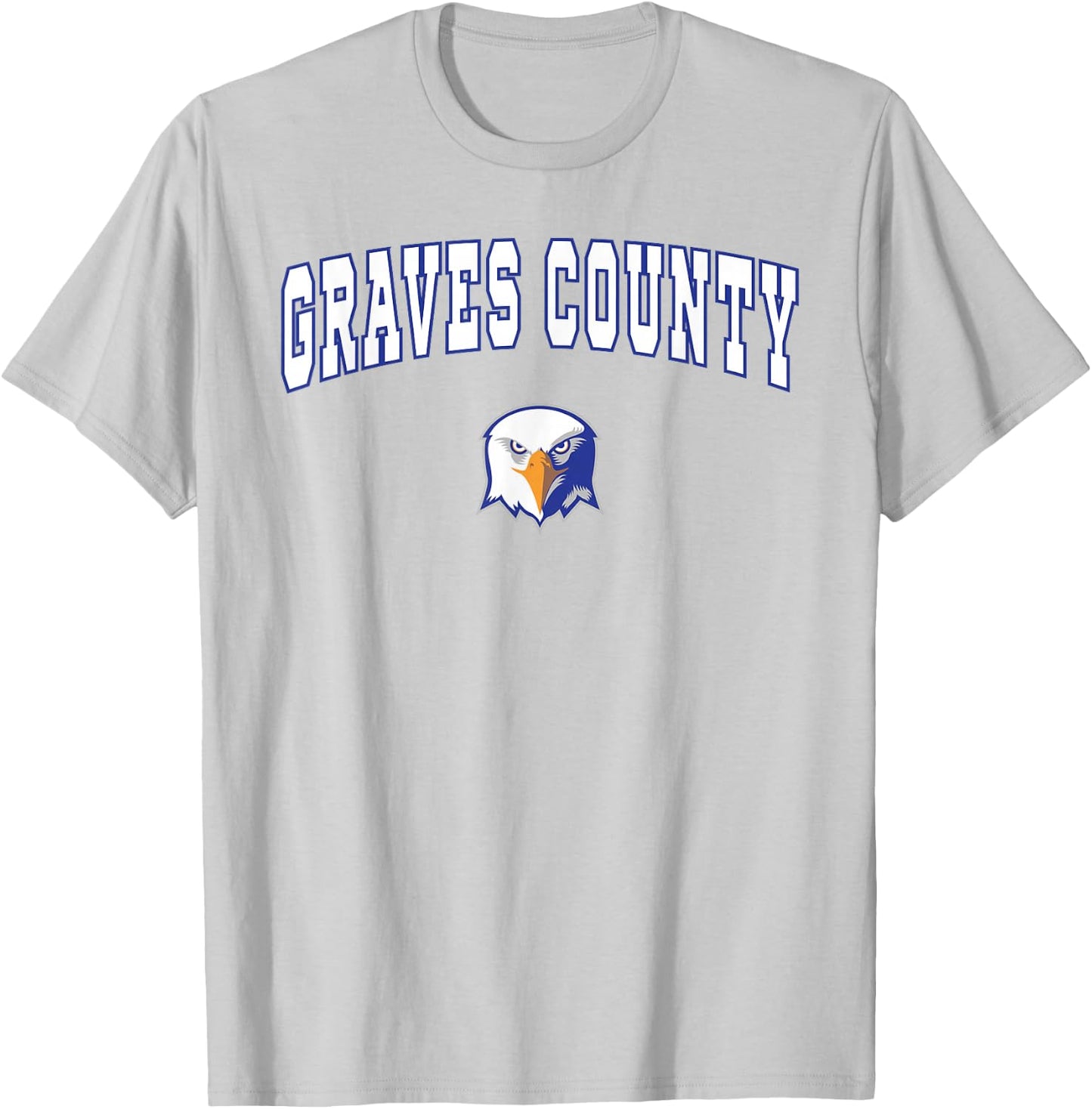 Graves County High School Eagles T-Shirt - T-Shirt | Ash
