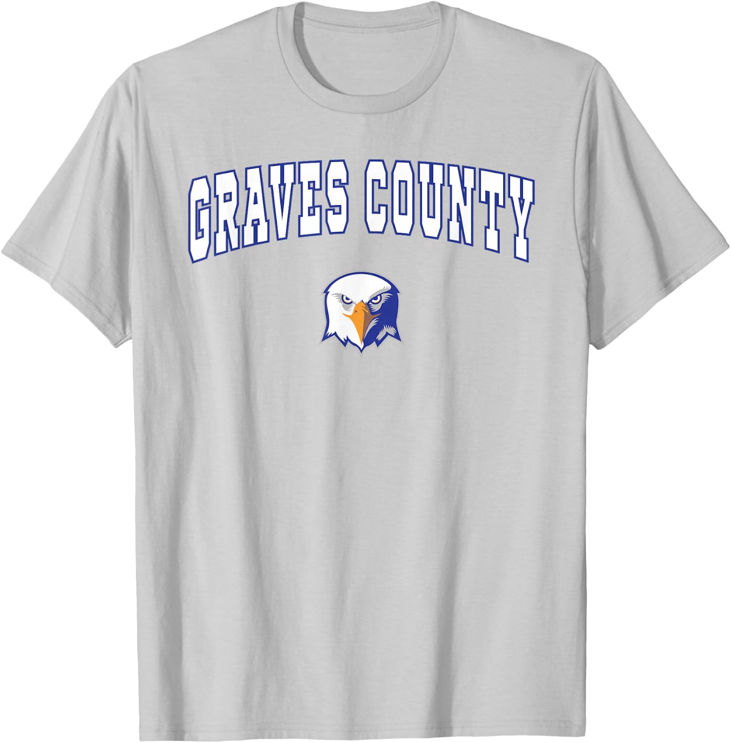 Graves County High School Eagles T-Shirt - T-Shirt | Ash