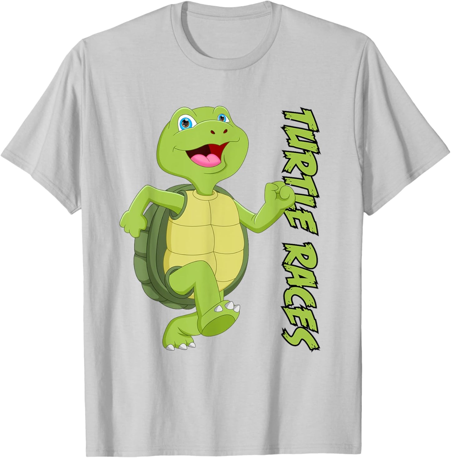 Turtle Races Summer Turtle Racing T-Shirt - T-Shirt | Ash