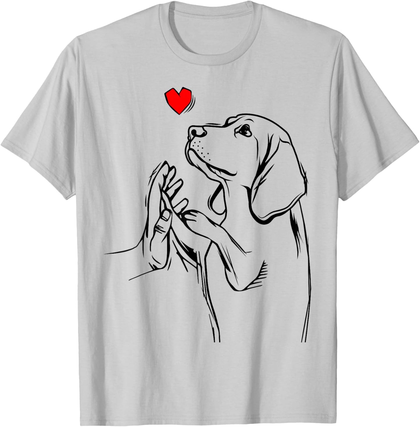 Beagle Love Dog Mom Girls T-Shirt - T-Shirt | Ash