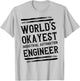 World's Okayest Industrial Automation Engineer Engineering T-Shirt - T-Shirt | Ash