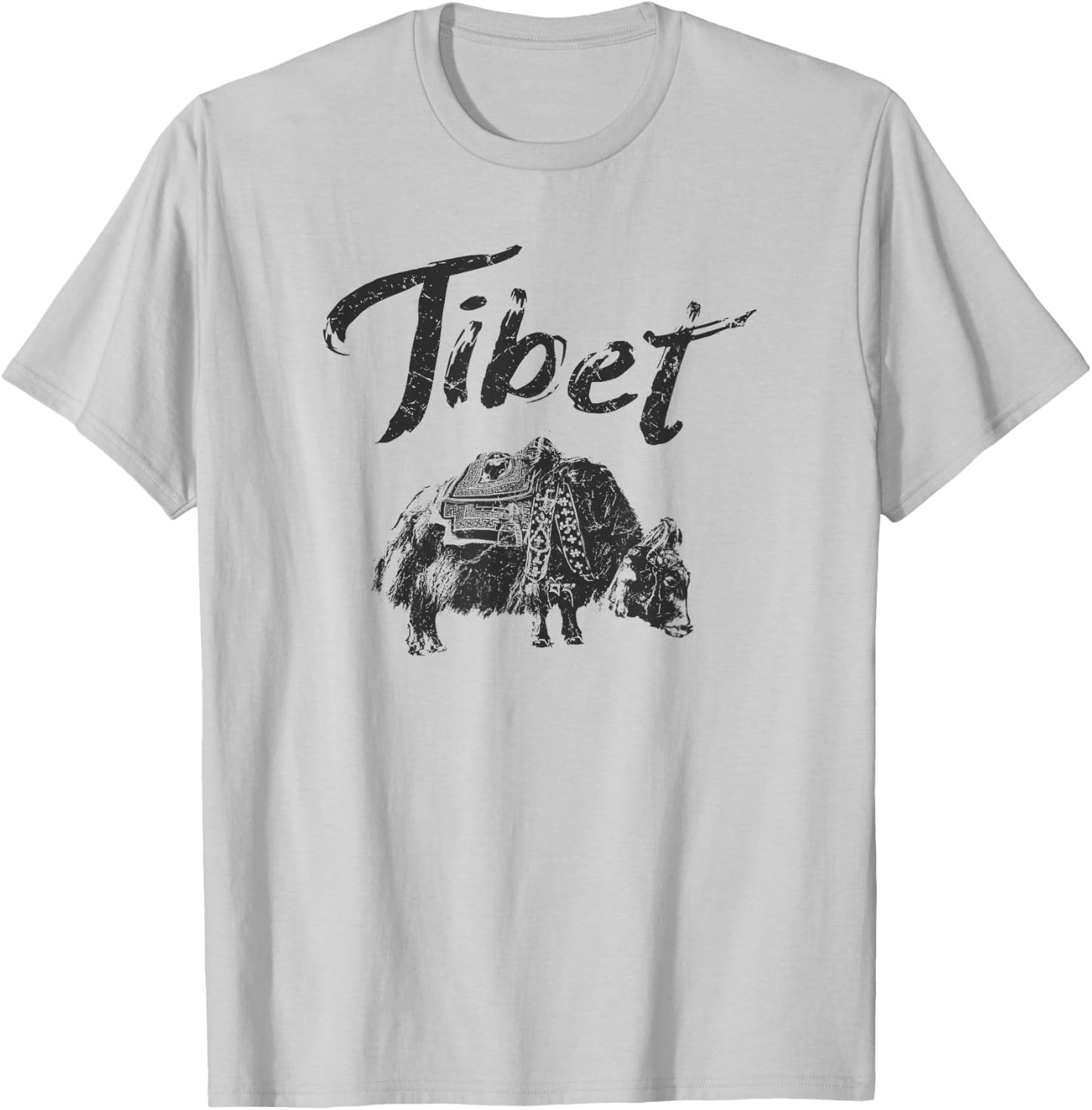 Tibet Vintage Tibetan T-Shirt - T-Shirt | Ash