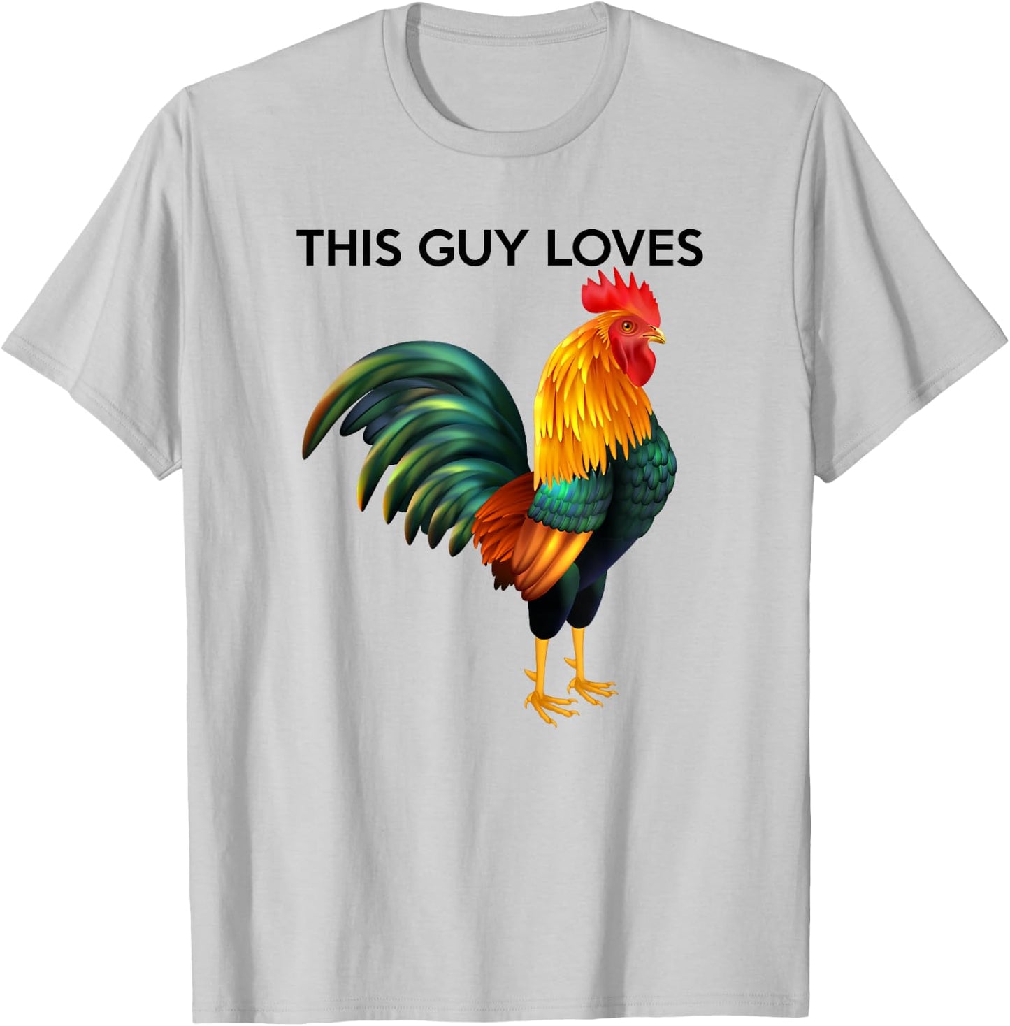 This Guy Loves Cock - Funny Gay Man Gift T-Shirt - T-Shirt | Ash