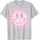 Happy Face Daisy Flower Shirt Preppy Aesthetic Smile Face T-Shirt - T-Shirt | Ash