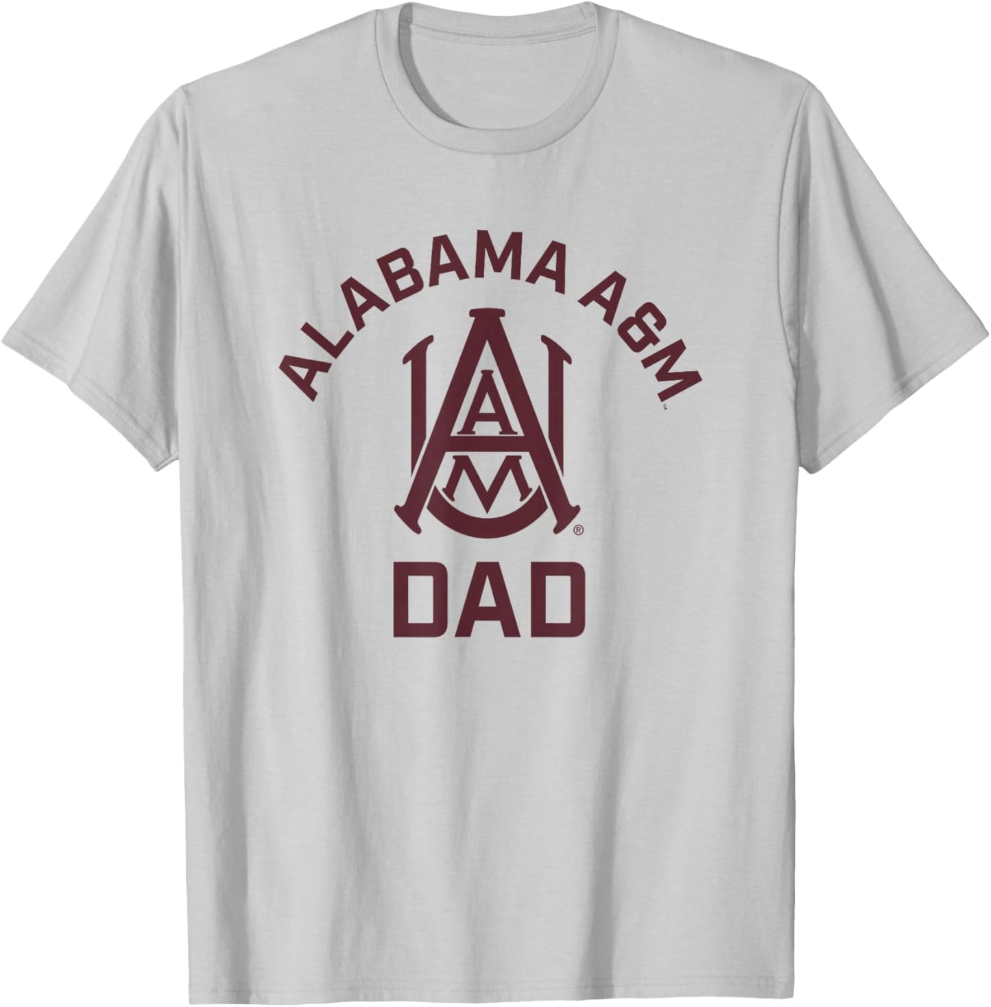 Alabama A&M University Bulldogs Arched Dad T-Shirt - T-Shirt | Ash