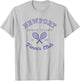 Newport Tennis Club T-Shirt - T-Shirt | Ash