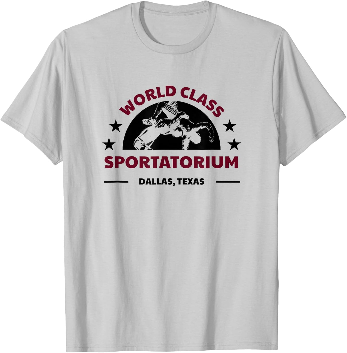 Dallas TX Texas Wrestling World Class Sportatorium T-Shirt - T-Shirt | Ash