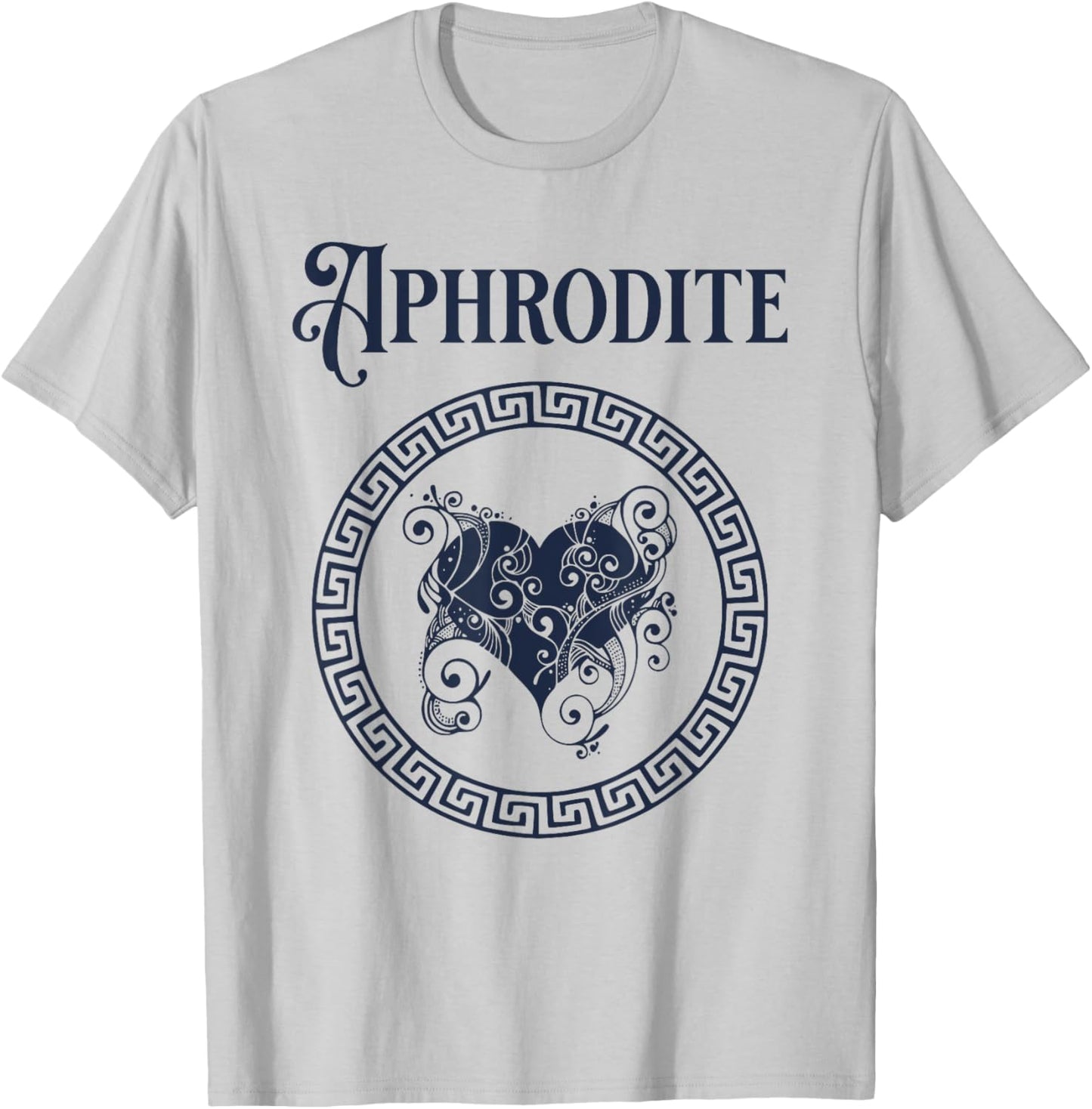 Aphrodite Symbol Greek Goddess T-Shirt - T-Shirt | Ash