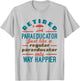 Retired Paraeducator Paraprofessional Retirement Happier T-Shirt - T-Shirt | Ash