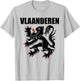 Flanders Belgium Flemish Lion Souvenir Vlaanderen Dutch T-Shirt - T-Shirt | Ash