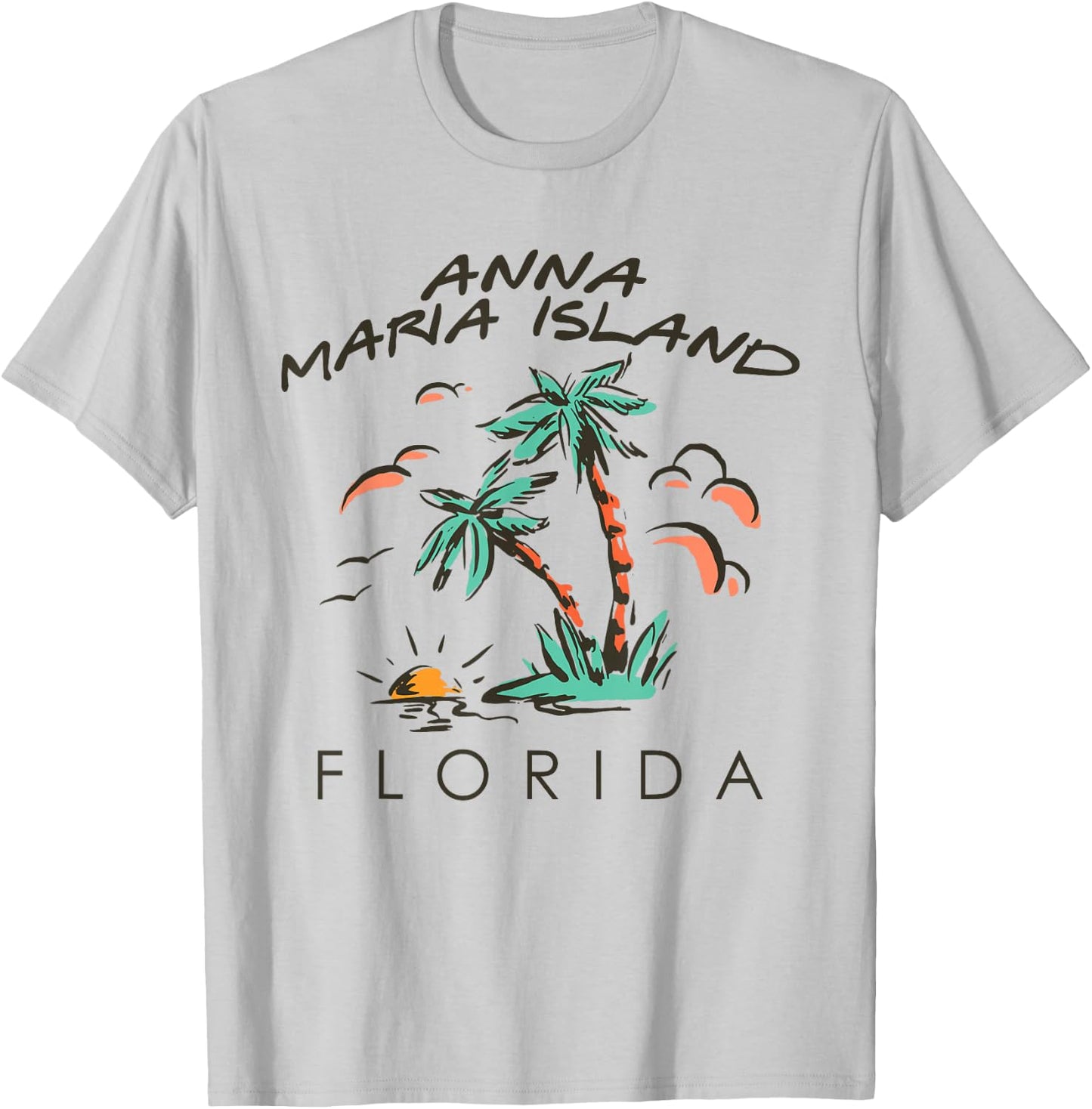 Anna Maria Island USA Souvenir, Anna Maria Island Florida T-Shirt - T-Shirt | Ash