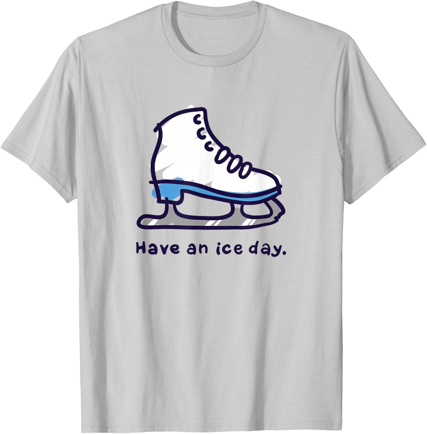Figure Skating Gifts for Girls Women Men Ice Skater T-Shirt - T-Shirt | Ash