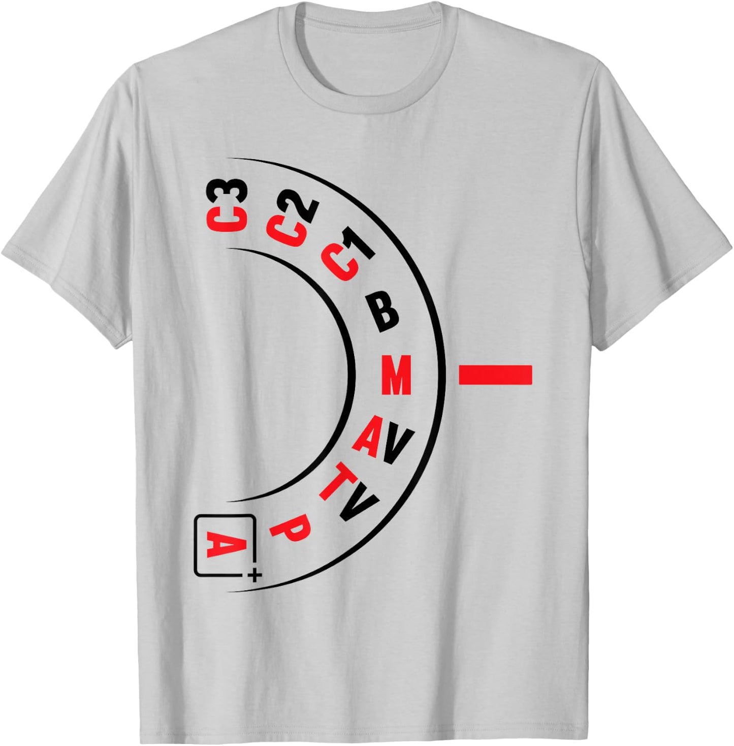 Funny Photographer Camera Lens Photography Photo Gift T-Shirt - T-Shirt | Ash