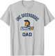 UNC Greensboro UNCG Spartans Arched Dad T-Shirt - T-Shirt | Ash