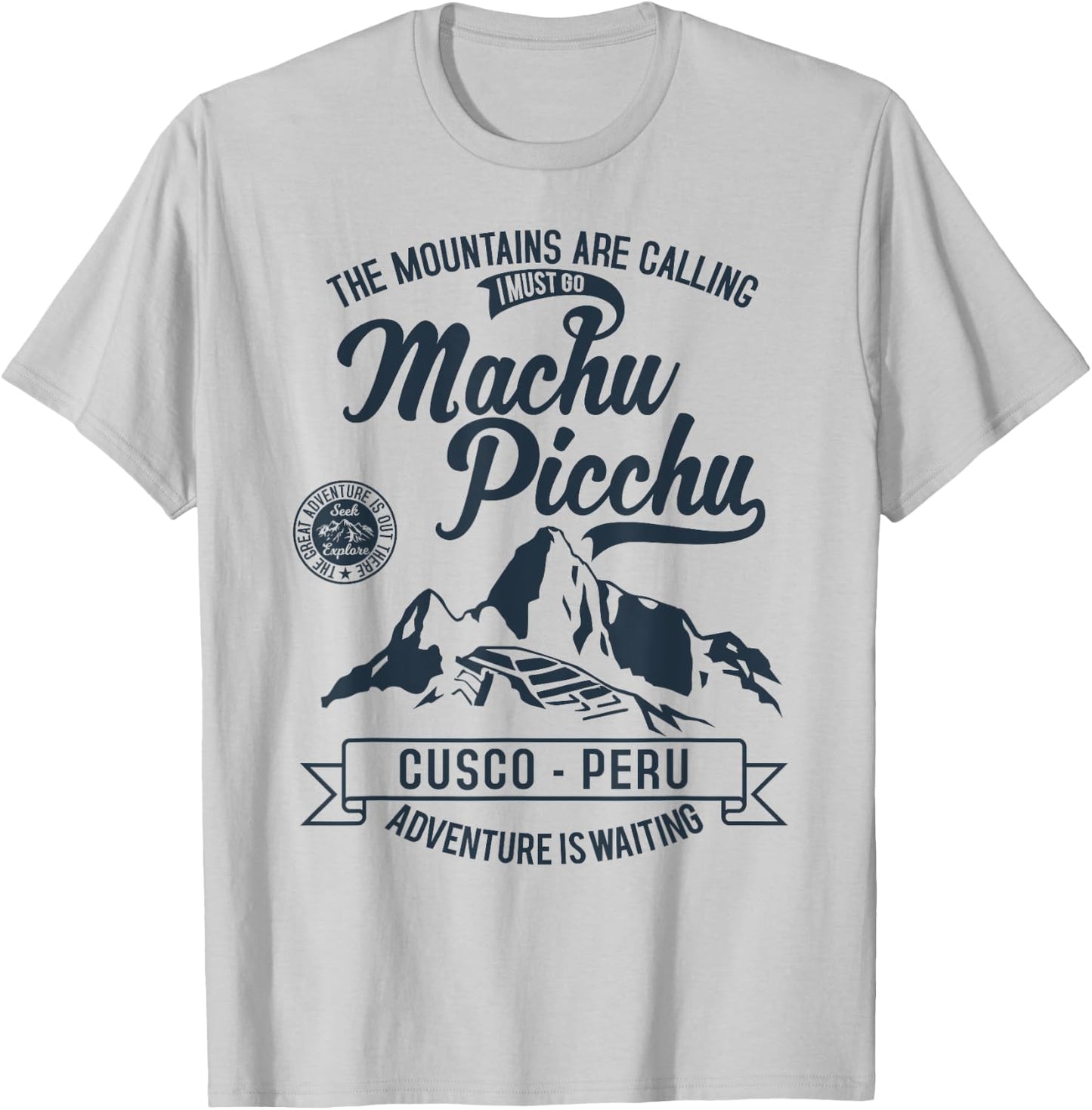 Peru Cusco Machu Picchu - Llama Jersey Souvenir T-Shirt - T-Shirt | Ash