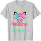 100th Day of School Unicorn 100 Magical Days Women Girls T-Shirt - T-Shirt | Ash