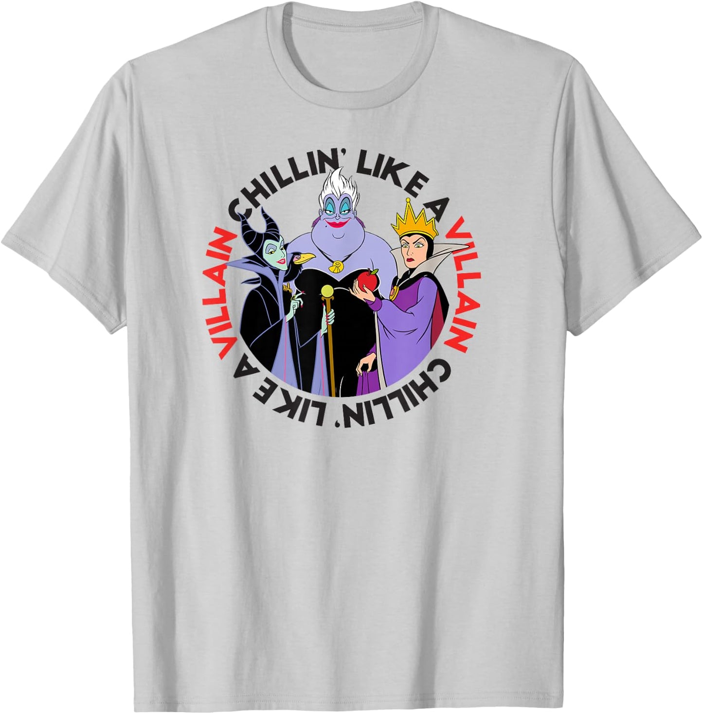 Disney Villains - Ursula, Maleficent, and Queen Grimhilde T-Shirt - T-Shirt | Ash