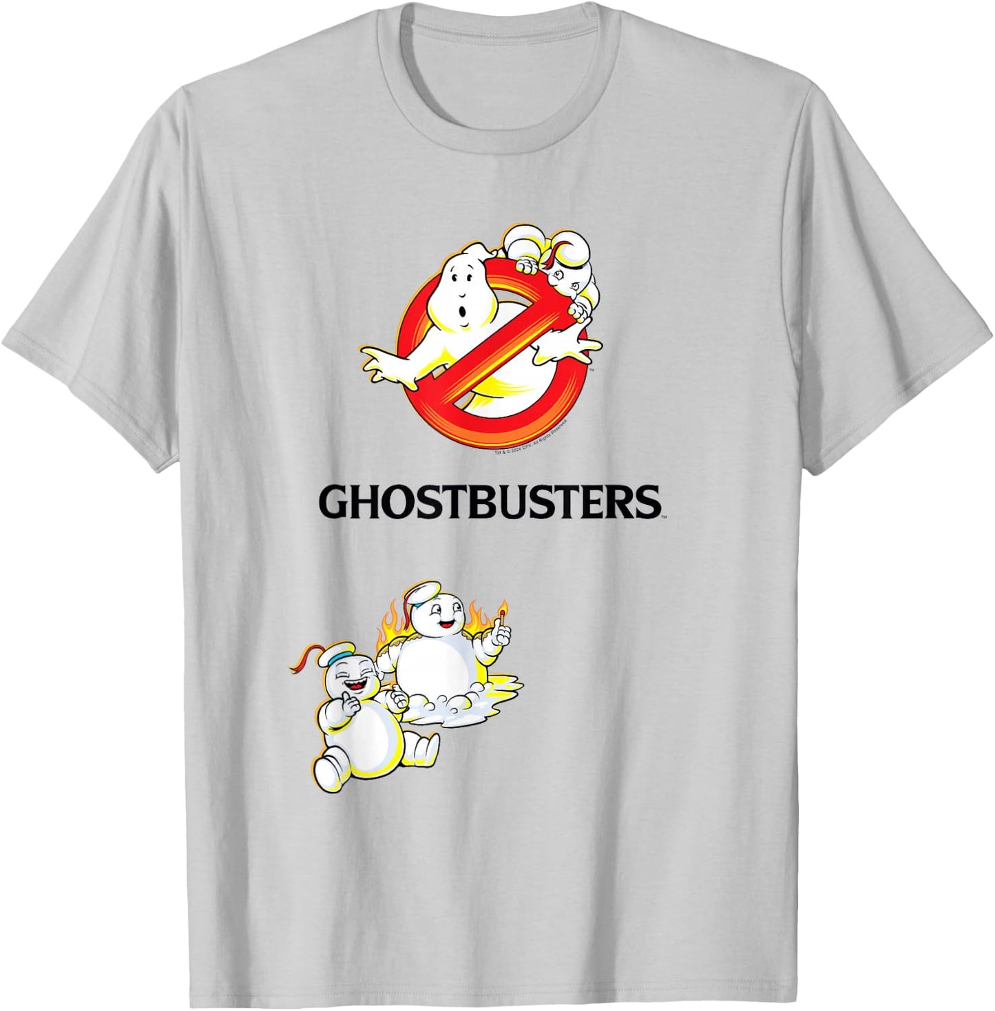 Ghostbusters: Frozen Empire No Ghost Stay Puft Takeover T-Shirt - T-Shirt | Ash