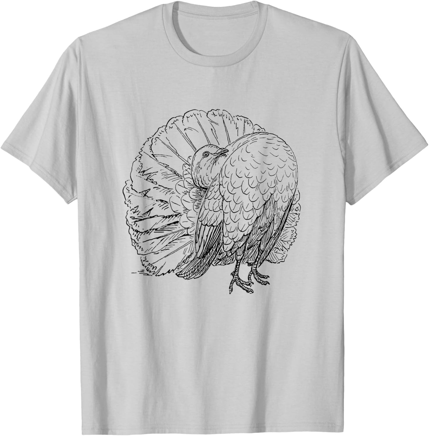 Fantail Pigeon Bird Ornithologist T-Shirt - T-Shirt | Ash