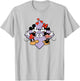 Amazon Essentials Mickey and Minnie Smiling in Love Valentine's Day Short Sleeve T-Shirt - T-Shirt | Ash