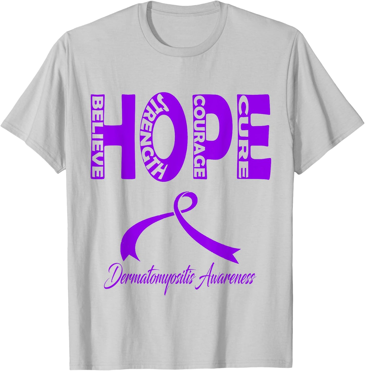 Dermatomyositis Awareness T-Shirt - T-Shirt | Ash