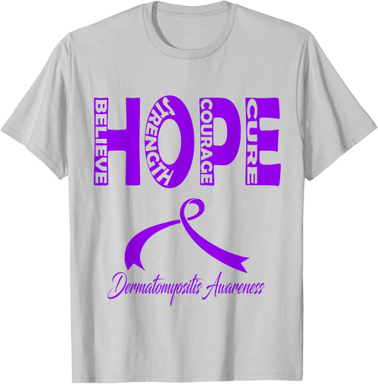 Dermatomyositis Awareness T-Shirt - T-Shirt | Ash