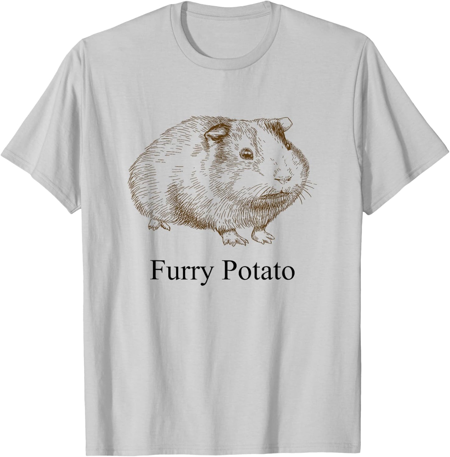 Furry Potato T-Shirt - T-Shirt | Ash
