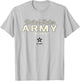 United States Army Military Retired Vintage Gray T-Shirt - T-Shirt | Ash