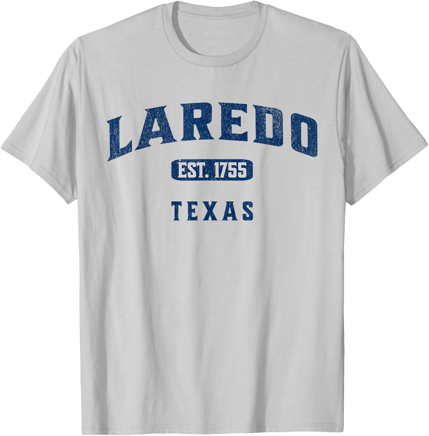 Vintage Athletic Souvenir Visit Laredo Texas T-Shirt - T-Shirt | Ash