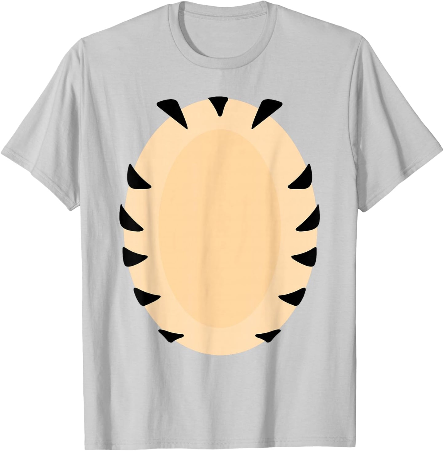 Tiger Costume Men Orange Adult DIY T-Shirt - T-Shirt | Ash