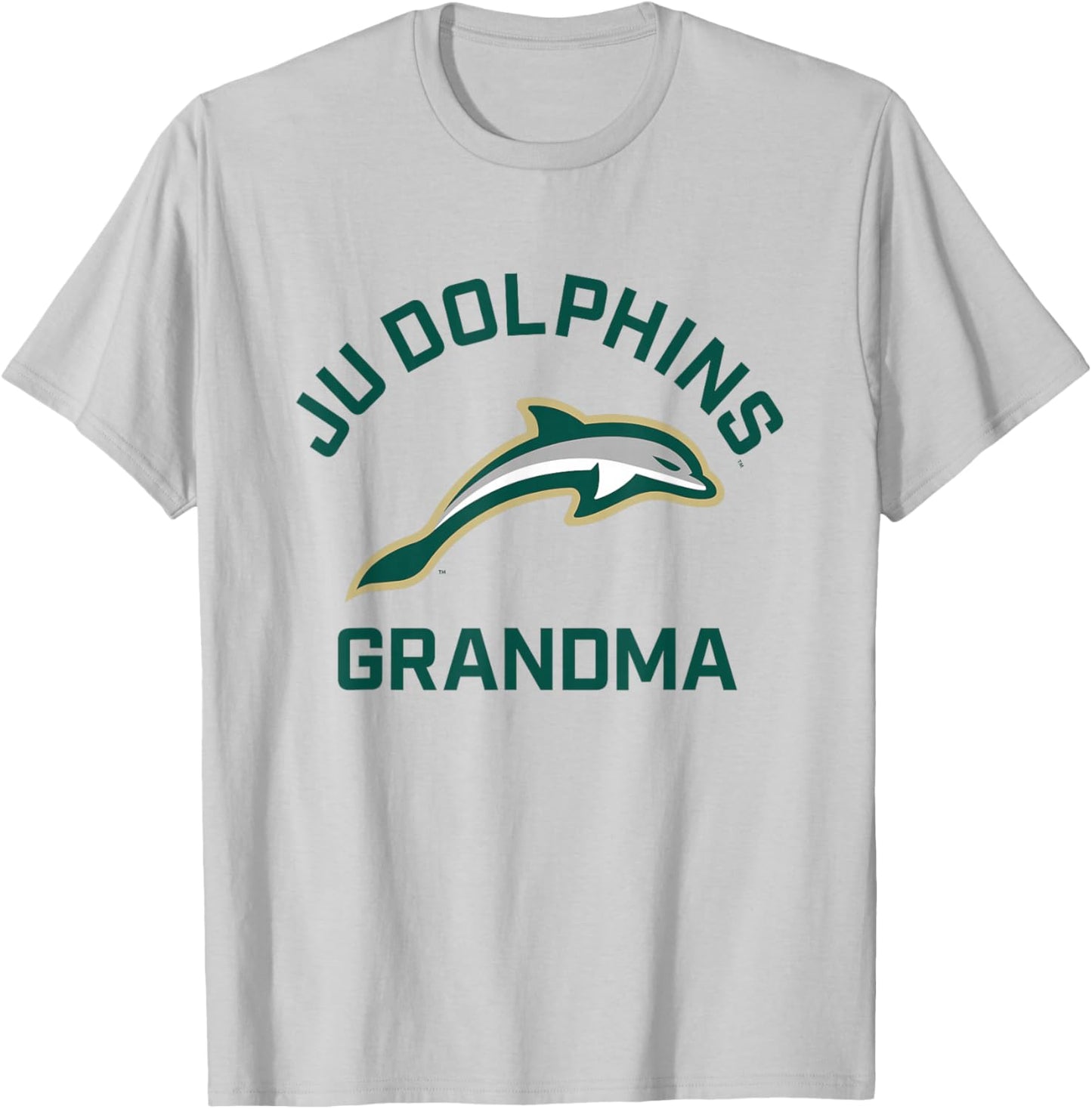 Jacksonville University Dolphins Arched Grandma T-Shirt - T-Shirt | Ash
