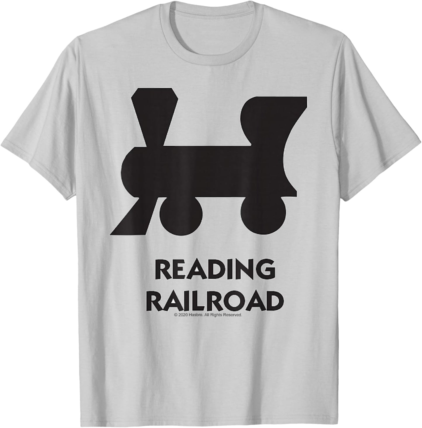 Monopoly Reading Railroad T-Shirt - T-Shirt | Ash