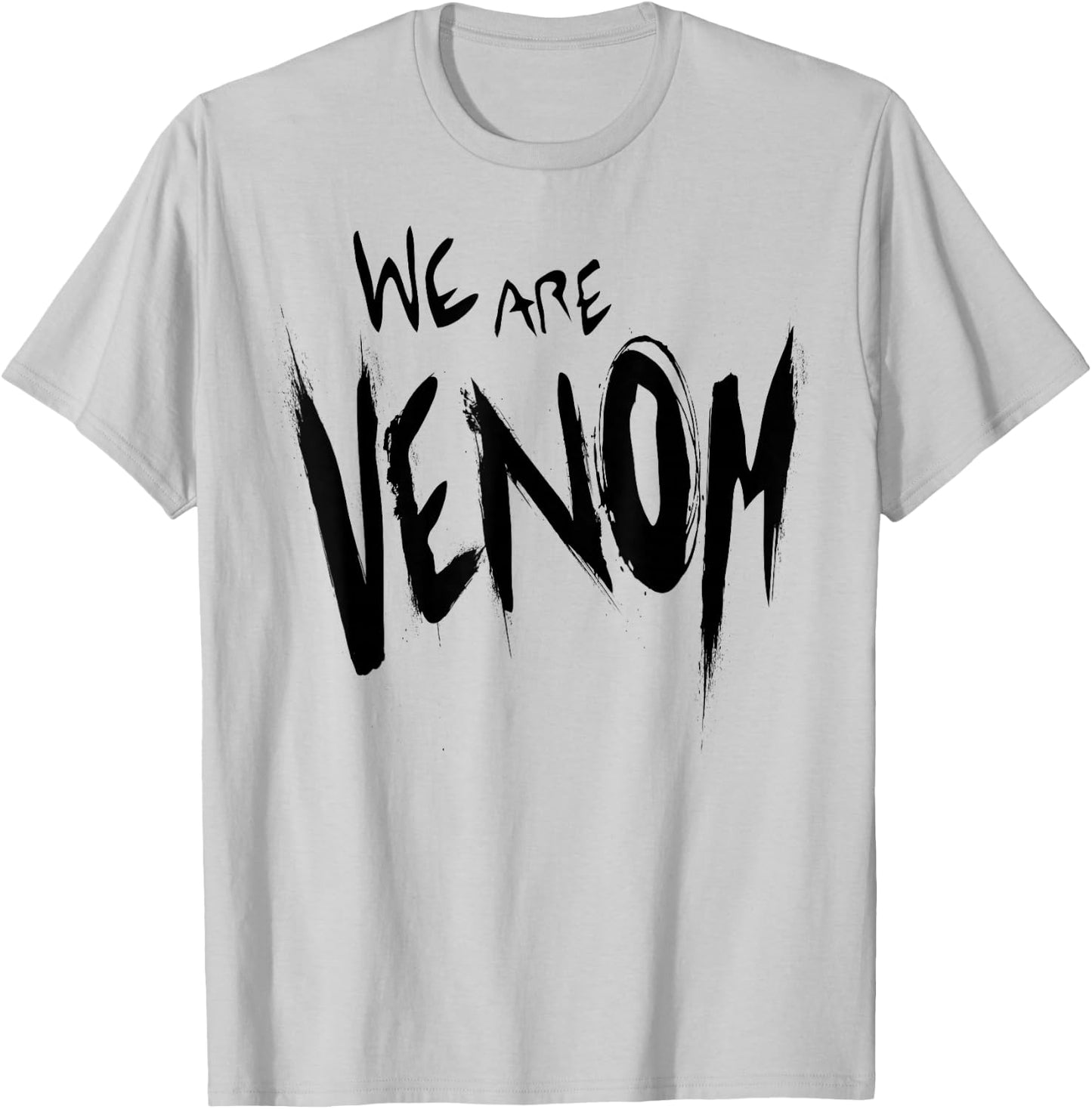 Marvel We Are Venom Large Text T-Shirt - T-Shirt | Ash