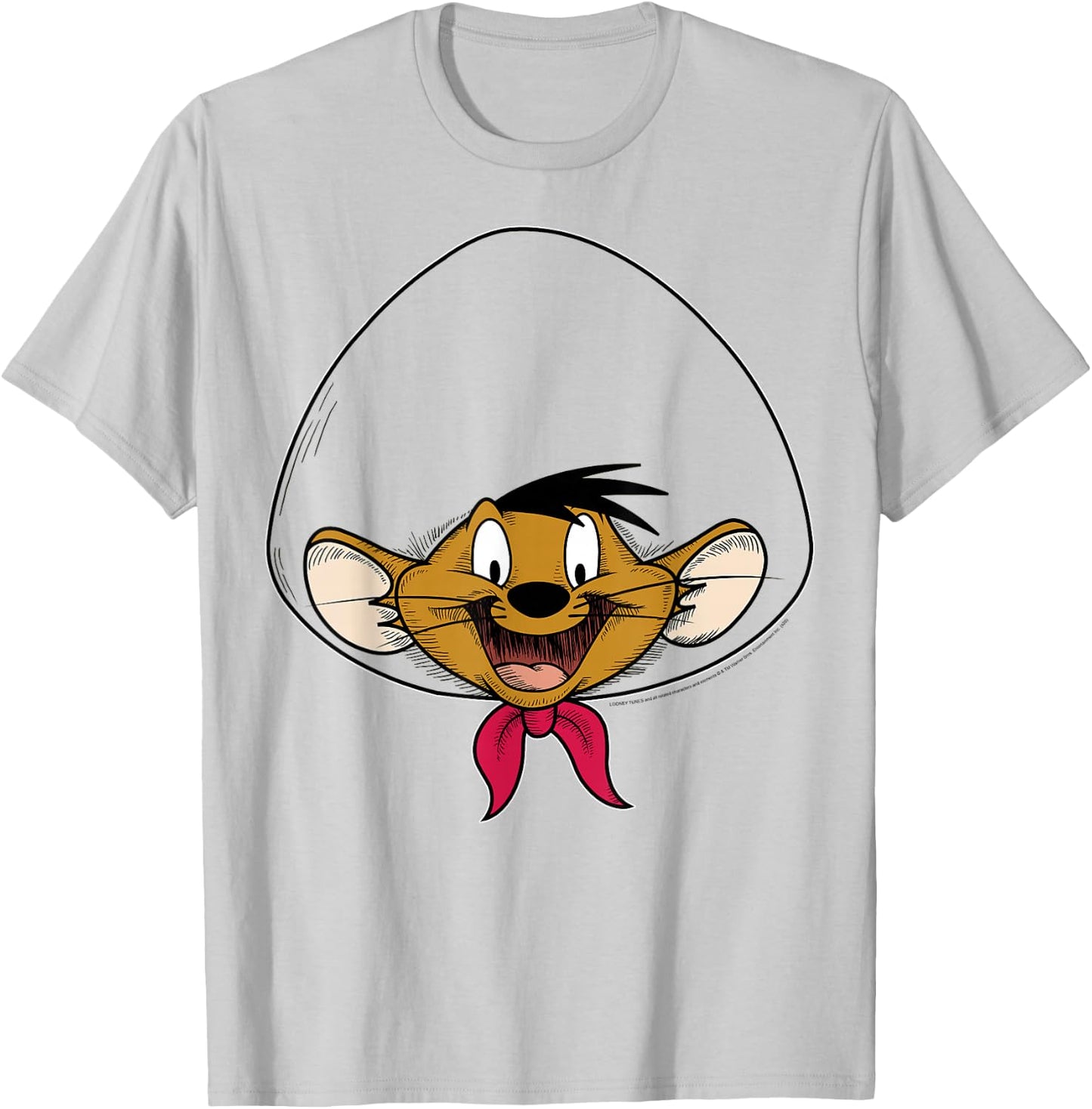 Looney Tunes Speedy Gonzales Big Face T-Shirt - T-Shirt | Ash