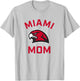 Miami University Ohio Redhawks Arched Mom T-Shirt - T-Shirt | Ash