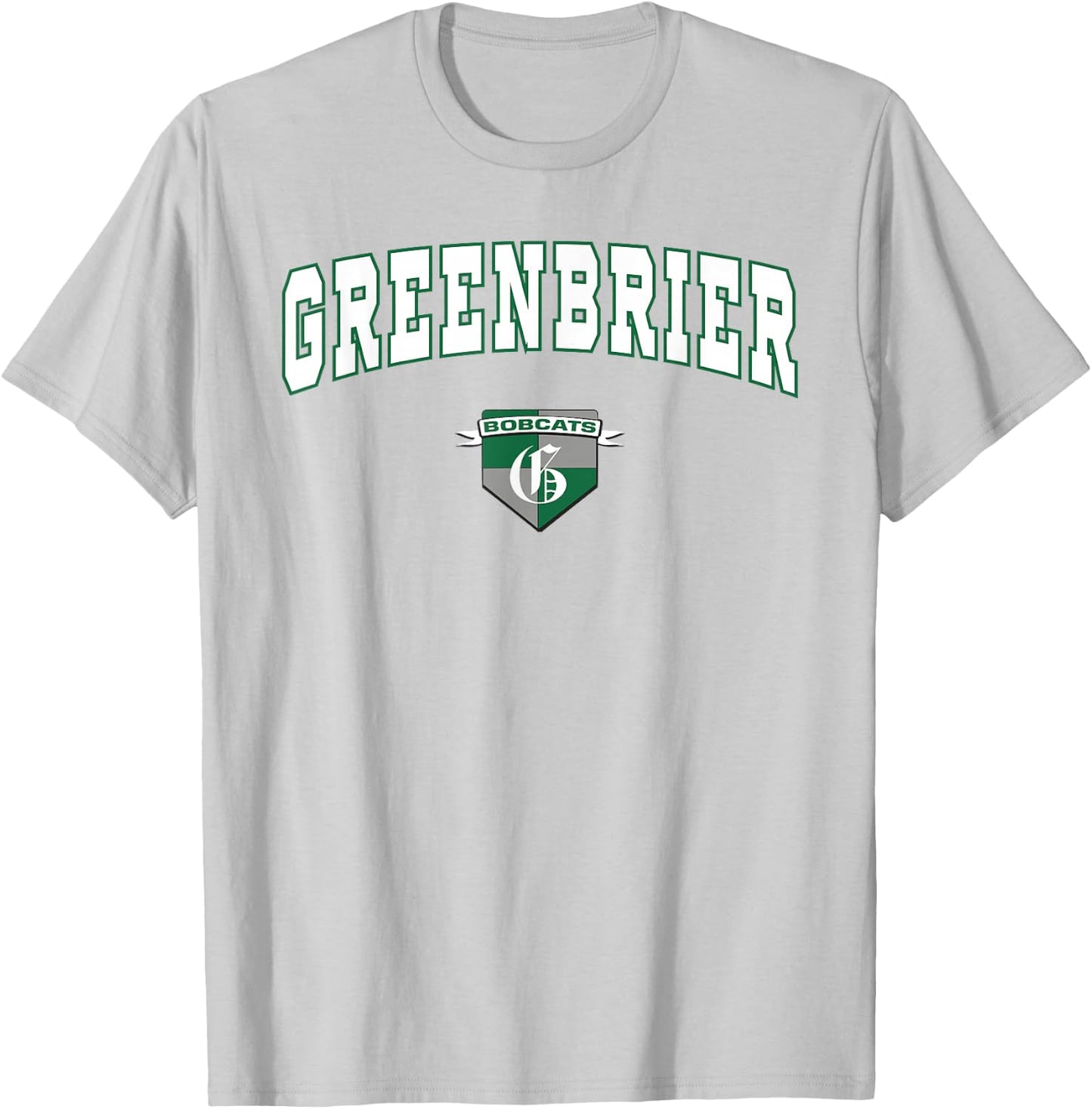 Greenbrier High School Bobcats T-Shirt - T-Shirt | Ash