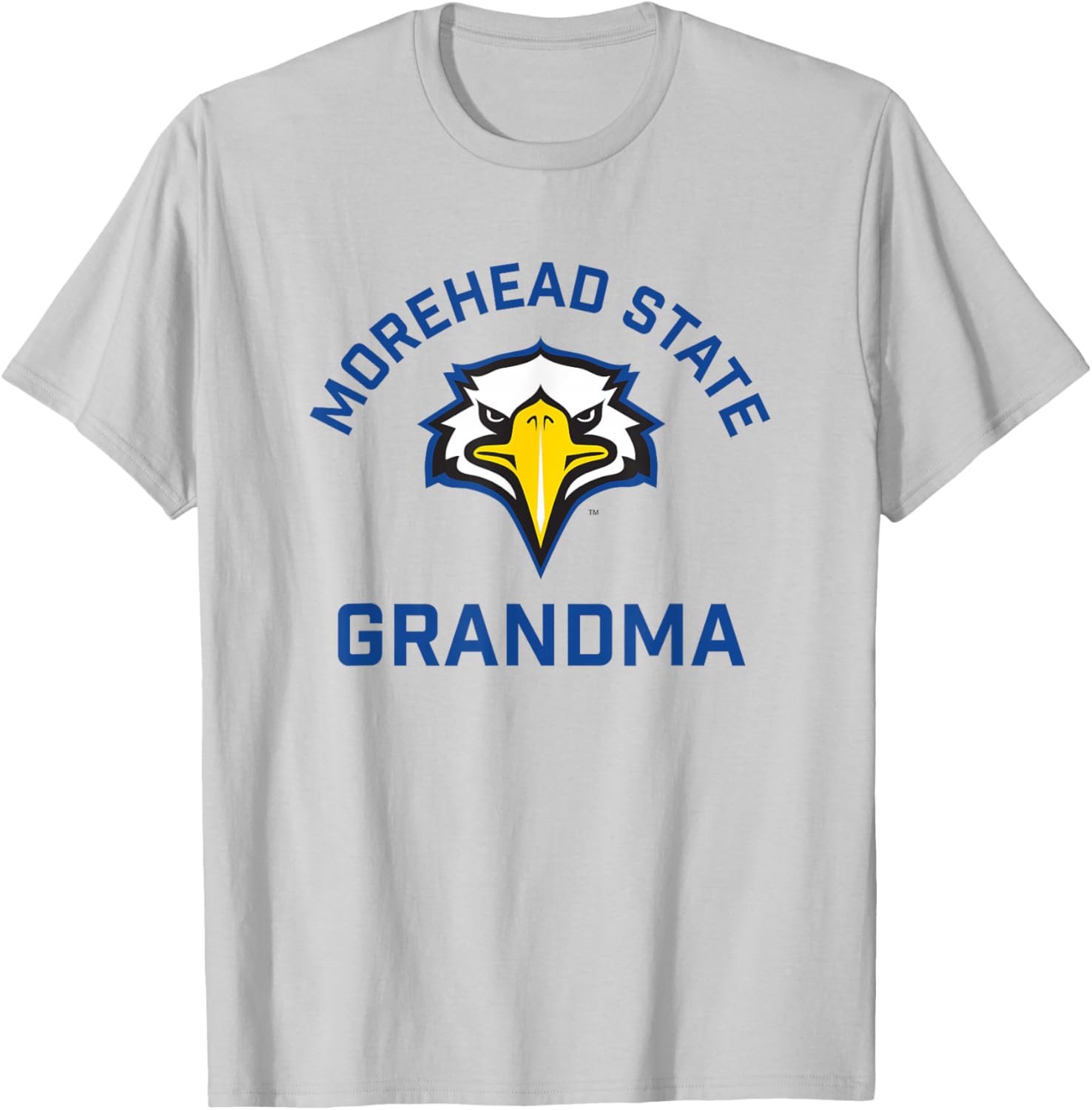 Morehead State University Eagles Arched Grandma T-Shirt - T-Shirt | Ash