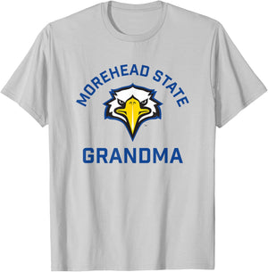 Morehead State University Eagles Arched Grandma T-Shirt - T-Shirt | Ash