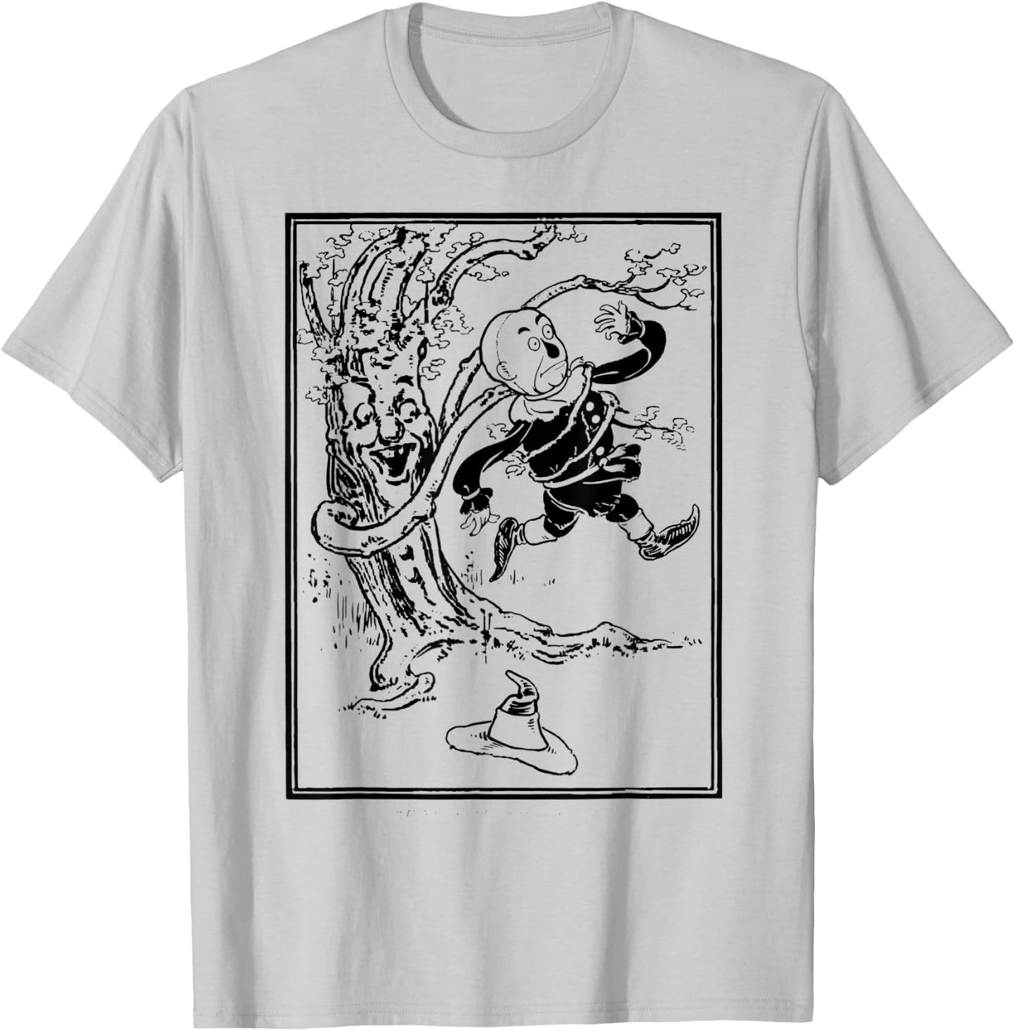 Emerald City Land of OZ Brick Road Wizard of OZ Scarecrow T-Shirt - T-Shirt | Ash