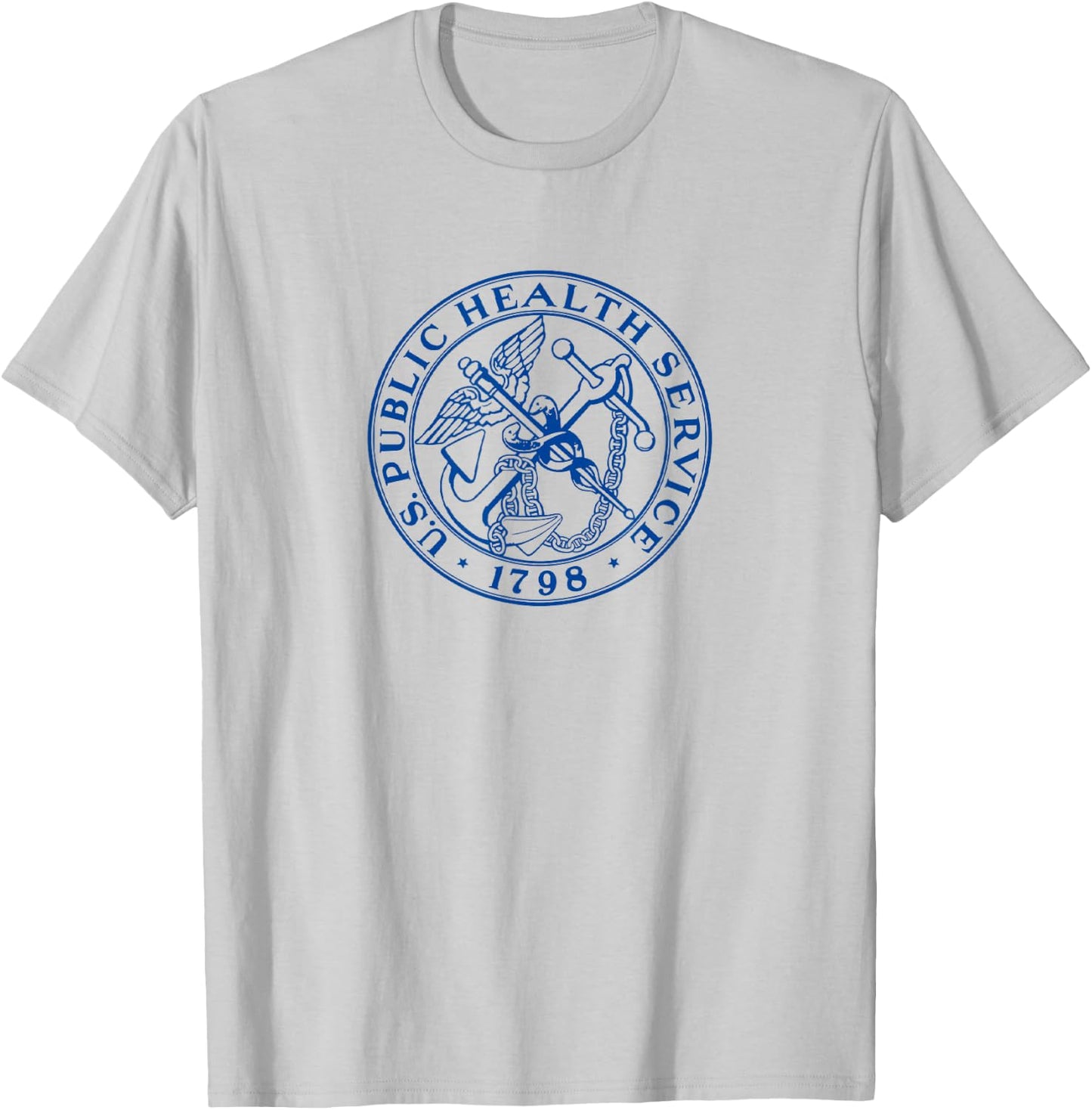 Federal PHS Shirts & Gifts US Public Health Service , Men's Grey Classic Fit Short Sleeve , Small T-Shirt - T-Shirt | Ash