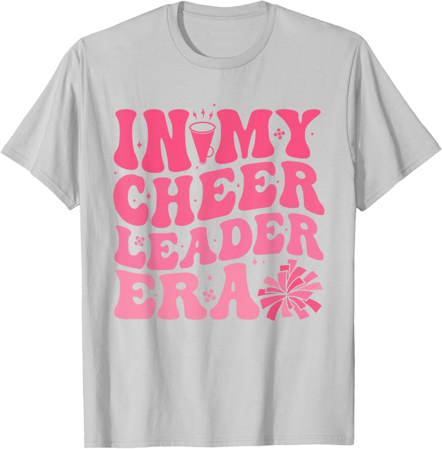 In My Cheerleader Era Cheerleading Funny Cheer Women Girls T-Shirt - T-Shirt | Ash