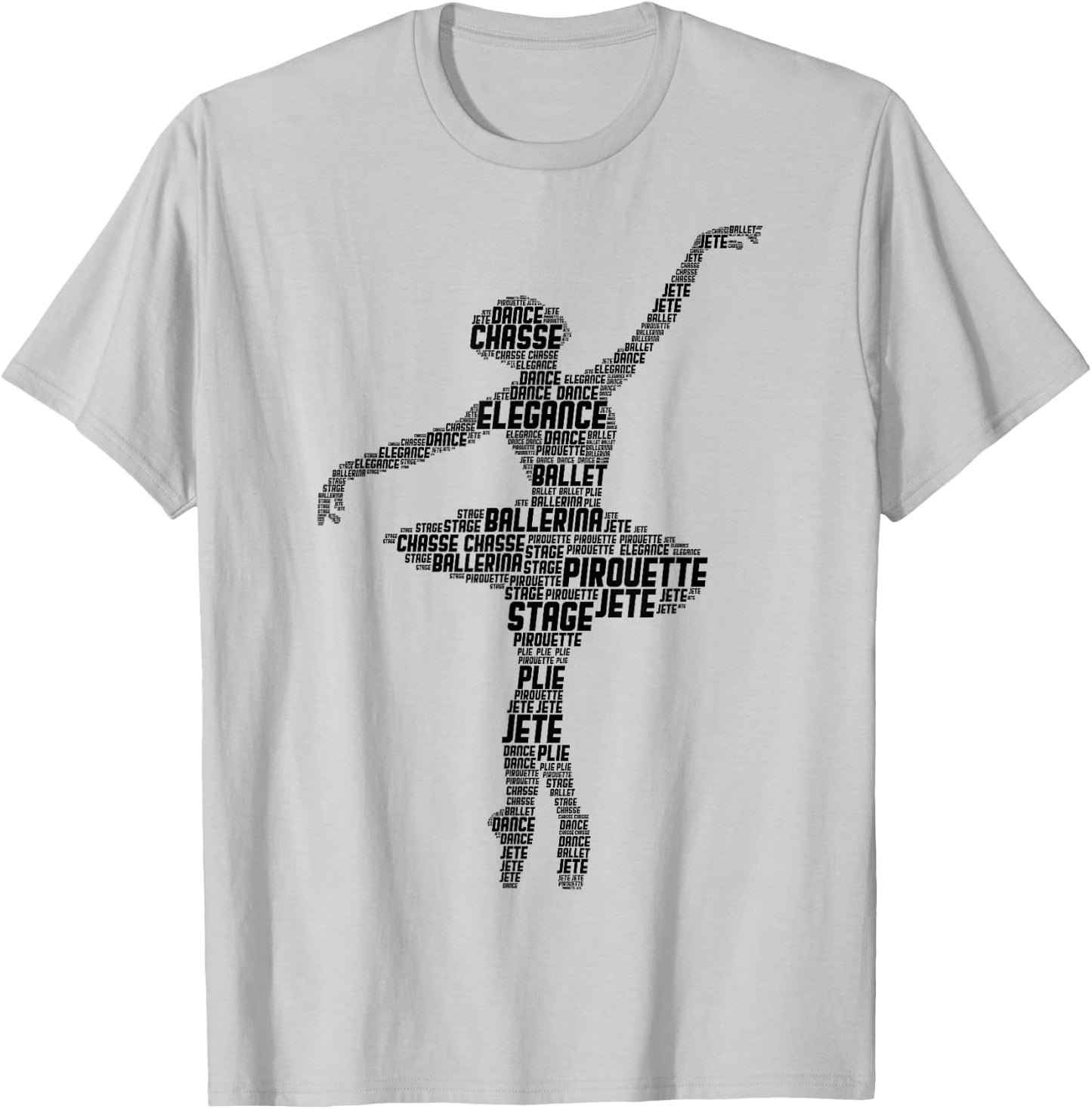 Ballerina Ballet Girls Women T-Shirt - T-Shirt | Ash