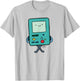 Cartoon Network Adventure Time BMO - Men's White Small Classic Fit Short Sleeve Cotton 60% Polyester 40% Modern Cartoon T-Shirt - T-Shirt | Ash