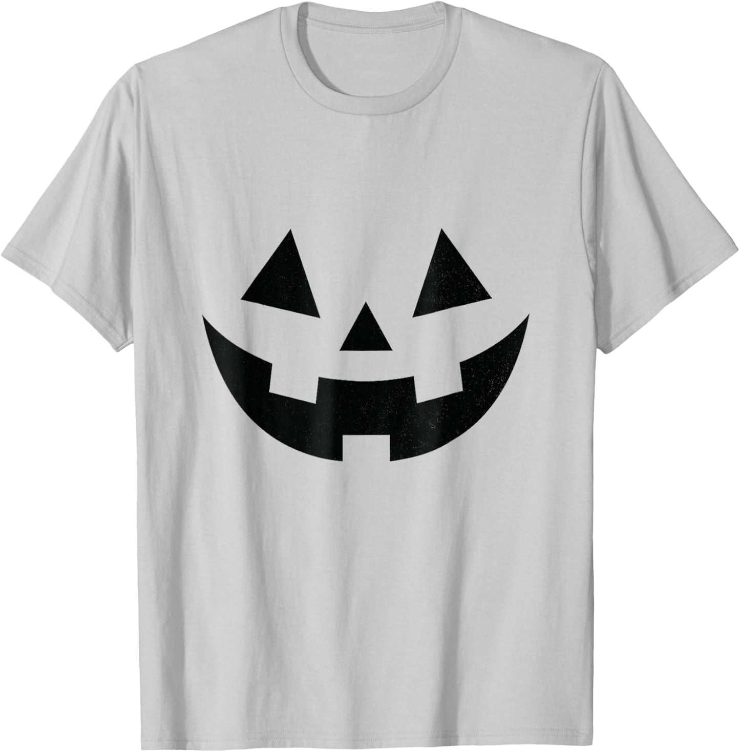 Vintage Pumpkin Face Jackolantern Jack O Lantern Halloween T-Shirt - T-Shirt | Ash