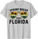 Spring Break Florida 2025 Family Vacation Matching Retro T-Shirt - T-Shirt | Ash