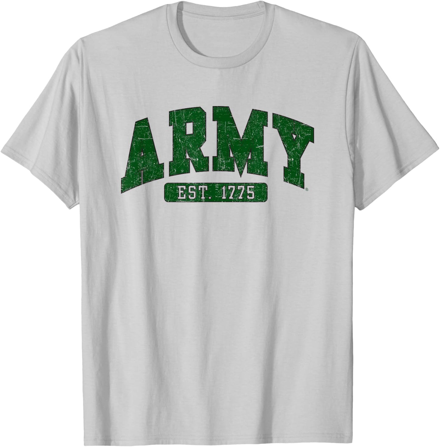 Army United States Military Retro Officially Licensed T-Shirt - T-Shirt | Ash