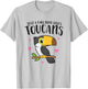 Just a Girl Who Loves Toucans Cute Birds Love Toucan T-Shirt - T-Shirt | Ash