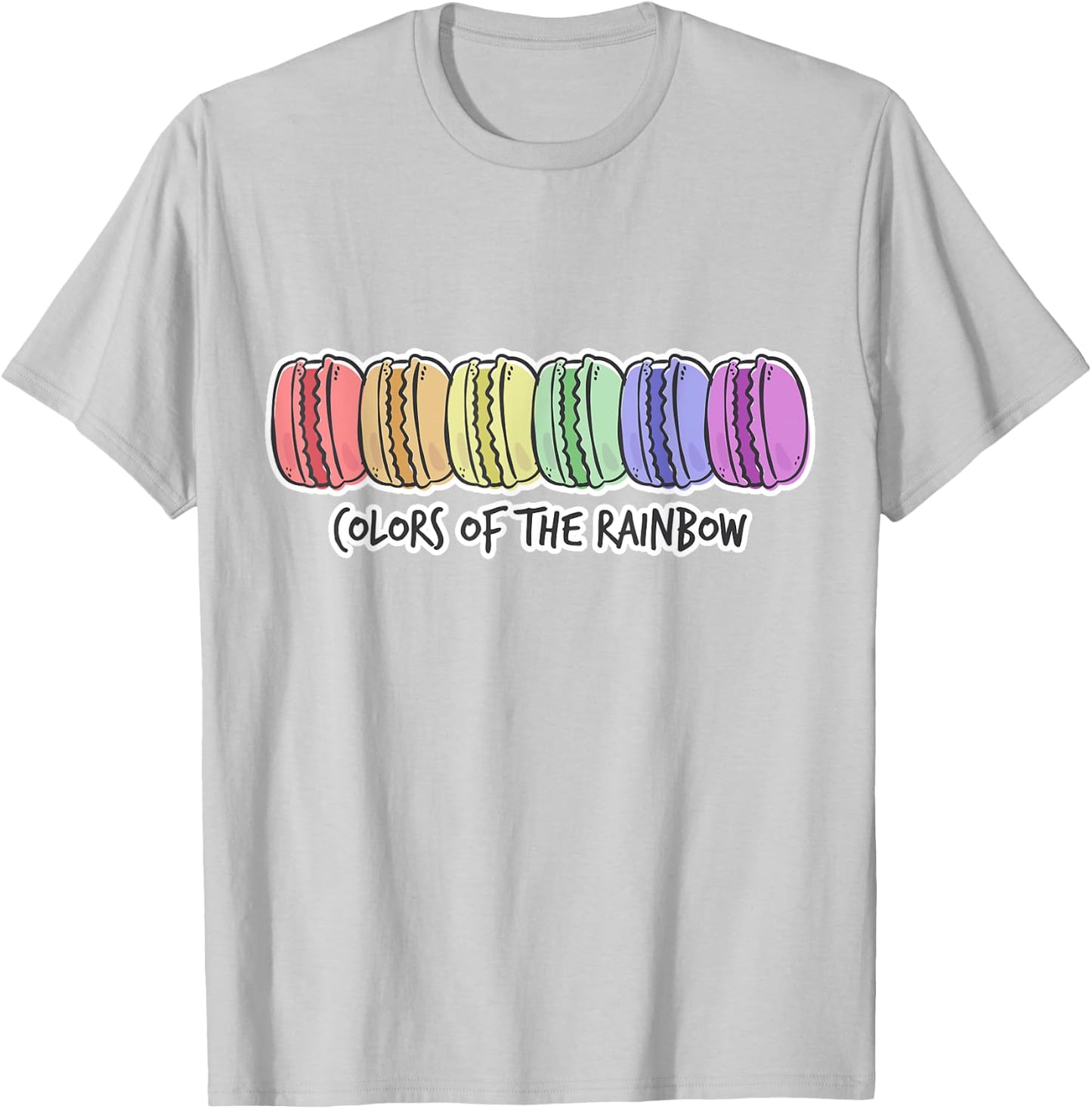 I Love Macarons Gifts for Parisians Funny Paris Macaron Gift T-Shirt - T-Shirt | Ash