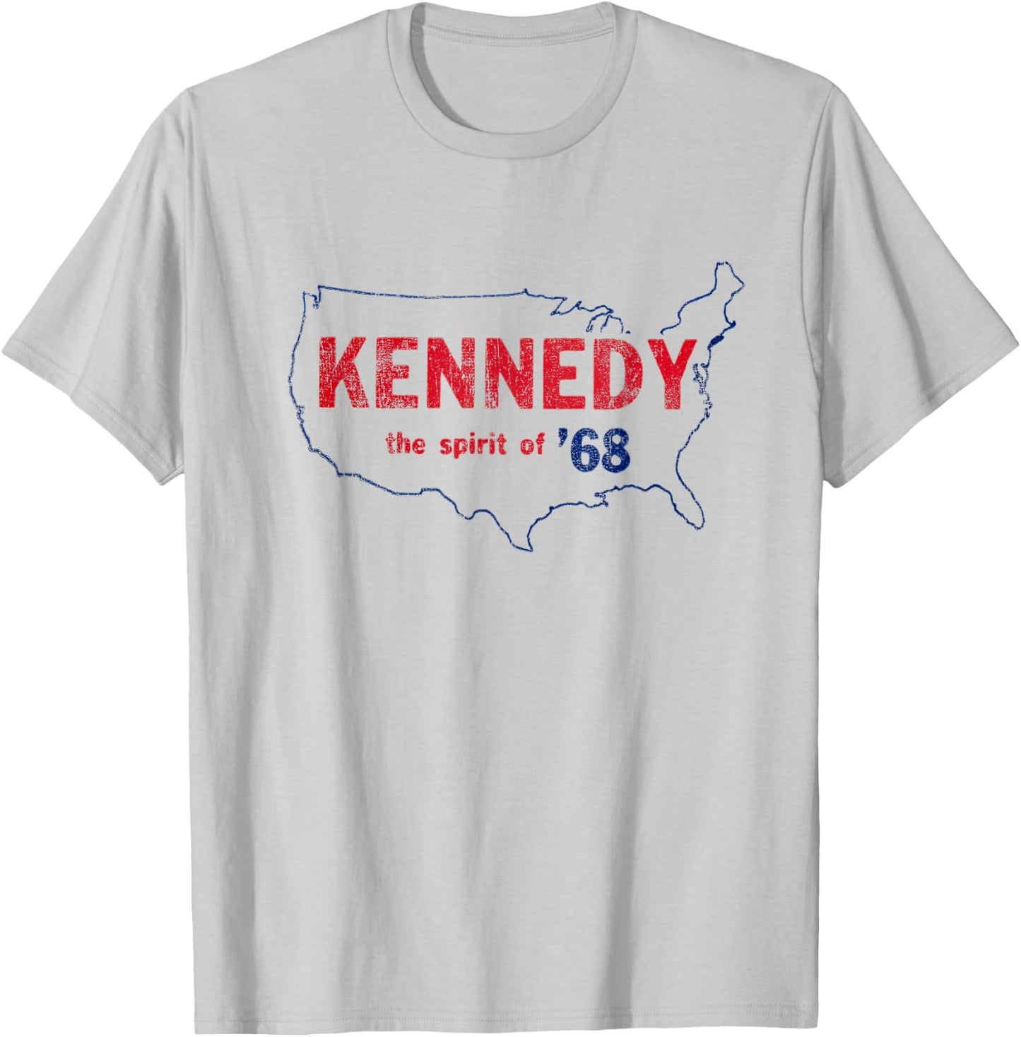 Retro 1968 Bobby Kennedy Shirt - RFK Robert Kennedy T-Shirt - T-Shirt | Ash