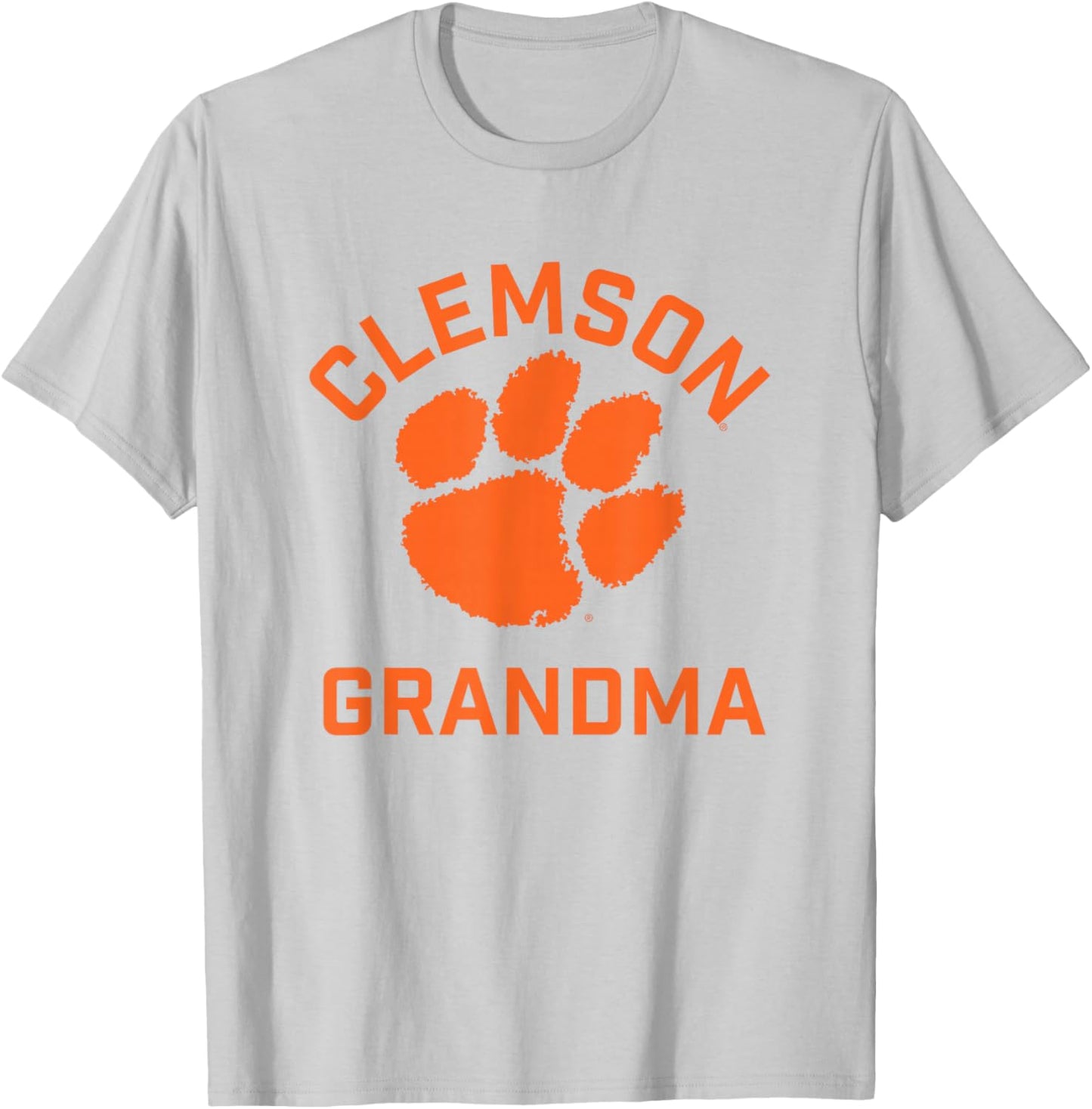Clemson University Tigers Arched Grandma T-Shirt - T-Shirt | Ash
